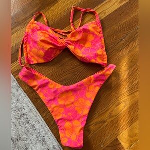Vibrant Floral Bikini Set